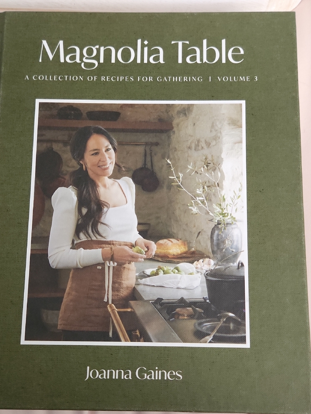 Magnolia Table Cookbook by - Olive Green Cover